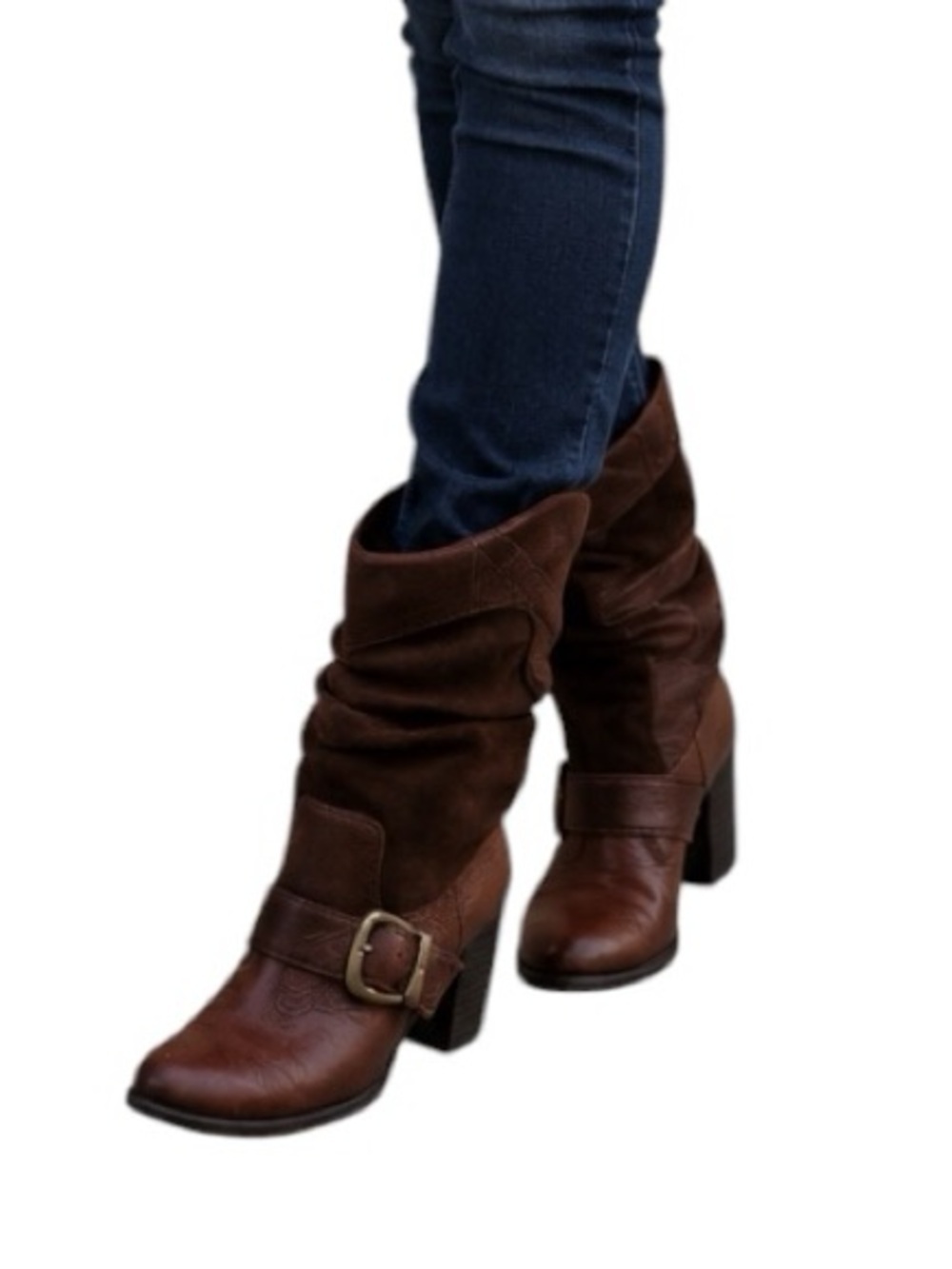 b.o.c. | Leather slouch boots Sz 8 GUC
